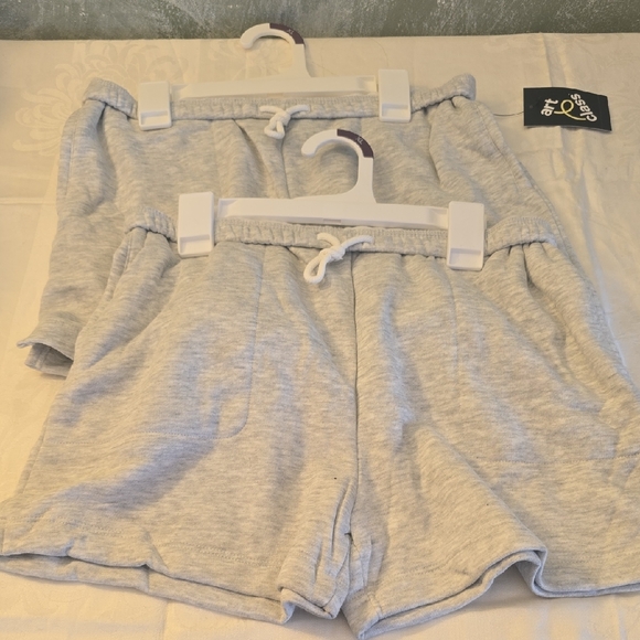 Art Class Other - 2 Art Class Girls Sweat Shorts Side Pockets XL 14 NWT